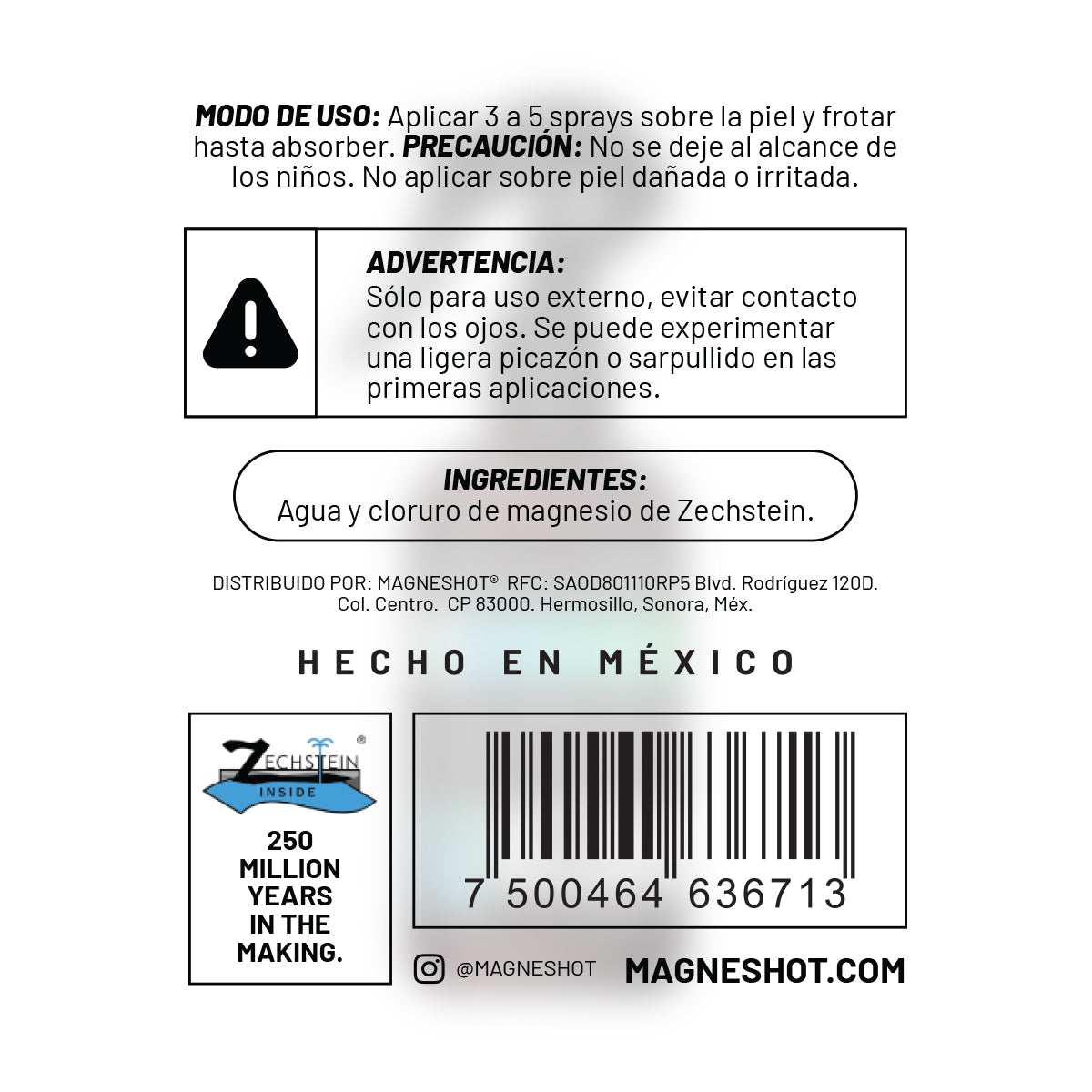 MagneOil Aceite de Magnesio de Zechstein 250ml